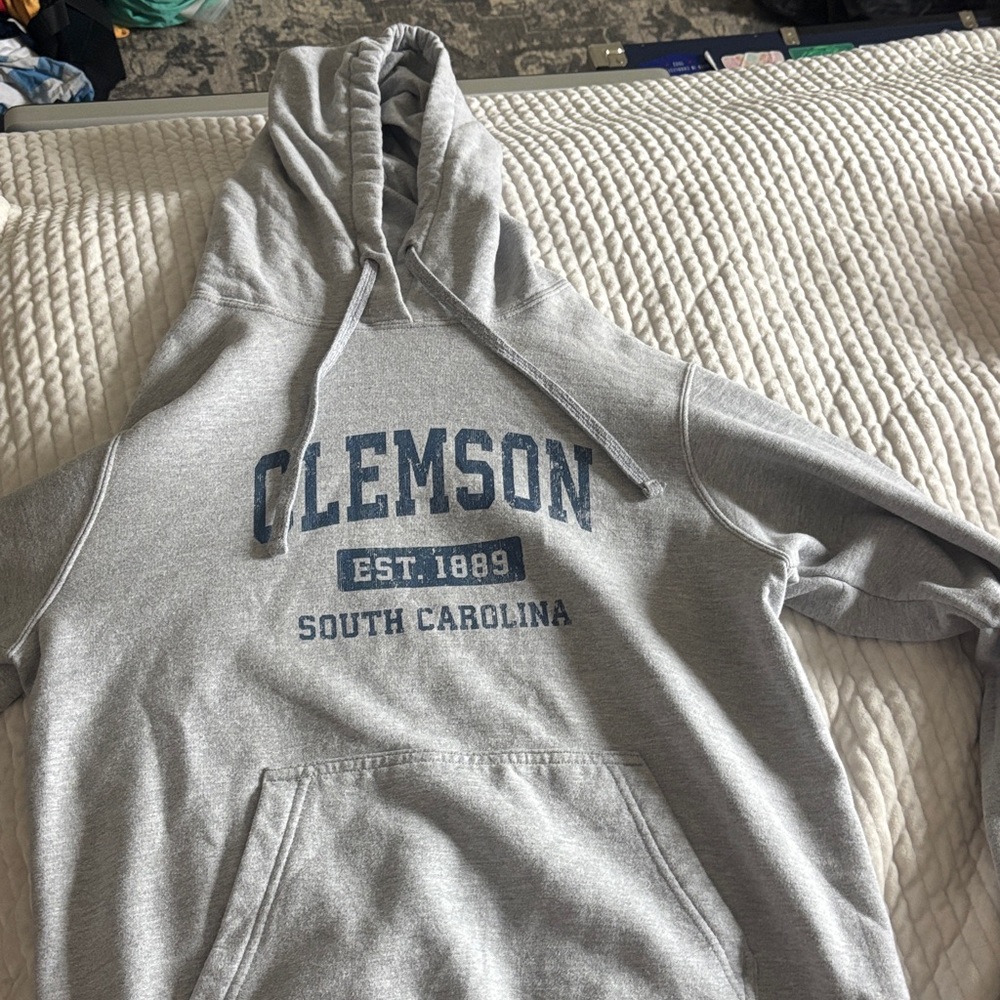 Clemson South Carolina Gray Hooded Sweatshirt